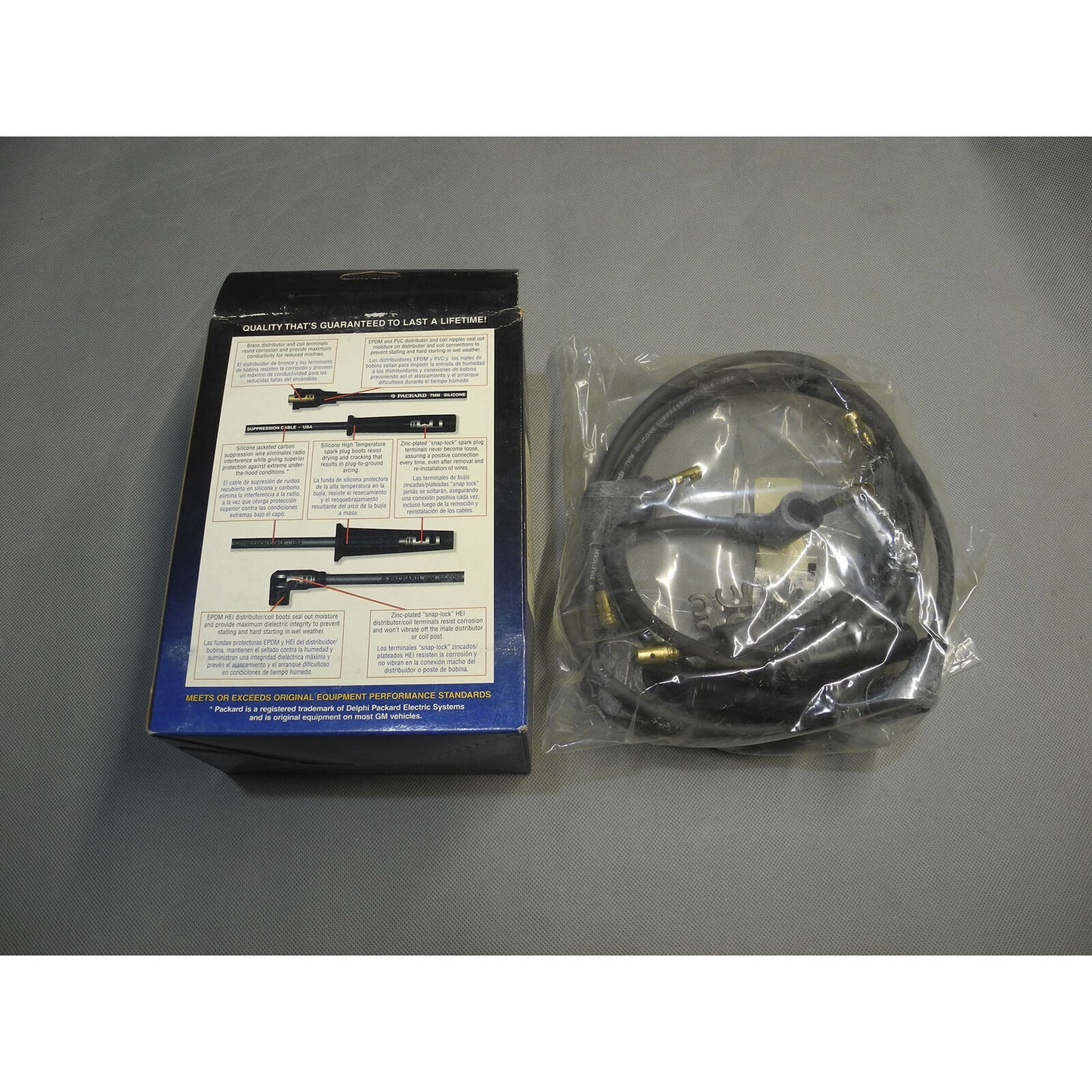 Spark Plug Wire Set OEM PI4680 For 1979-1991 Dodge Eagle Mitsubishi Plymouth