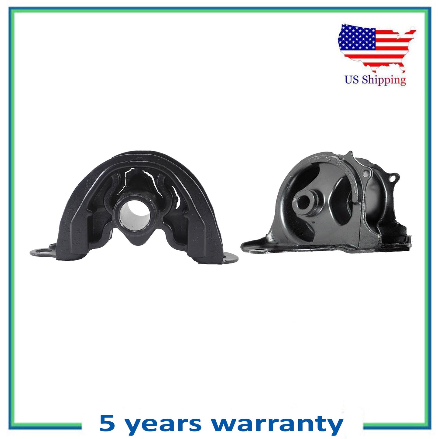 2PCS Motore & Trans Montante Per 1999-2000 Honda Civic Si 1.6L 6576 6526