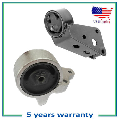 6398 6312 Engine Motor & Trans Mount SET 2PCS For 95-98 Nissan Sentra GLE 1.6L