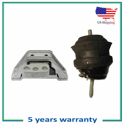 SET 2PCS 5235 5324 Engine Motor & Trans Mount For 98-99 Cadillac Seville 4.6L