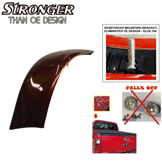 Left LH UPGRADED Roof Corner Molding Trim For Ford 2008-2016 Super Duty GT Red
