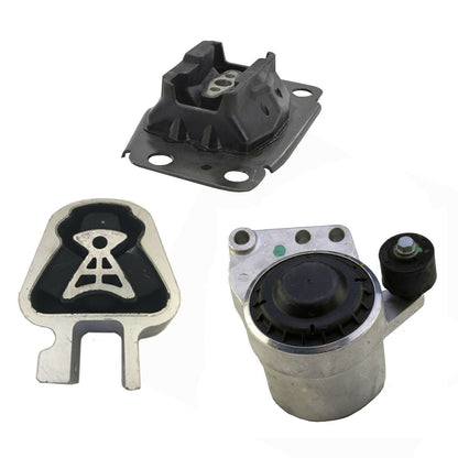 Set 3Pcs Engine Motor & Trans Mount For 13-17 Ford Fusion Lincoln MKZ 2.0L Turbo