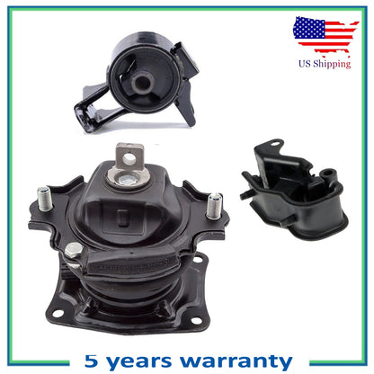 3PCS 65026EL 4587 4558 i-VTEC Motor & Trans Mount For 2007 Honda Odyssey 3.5L