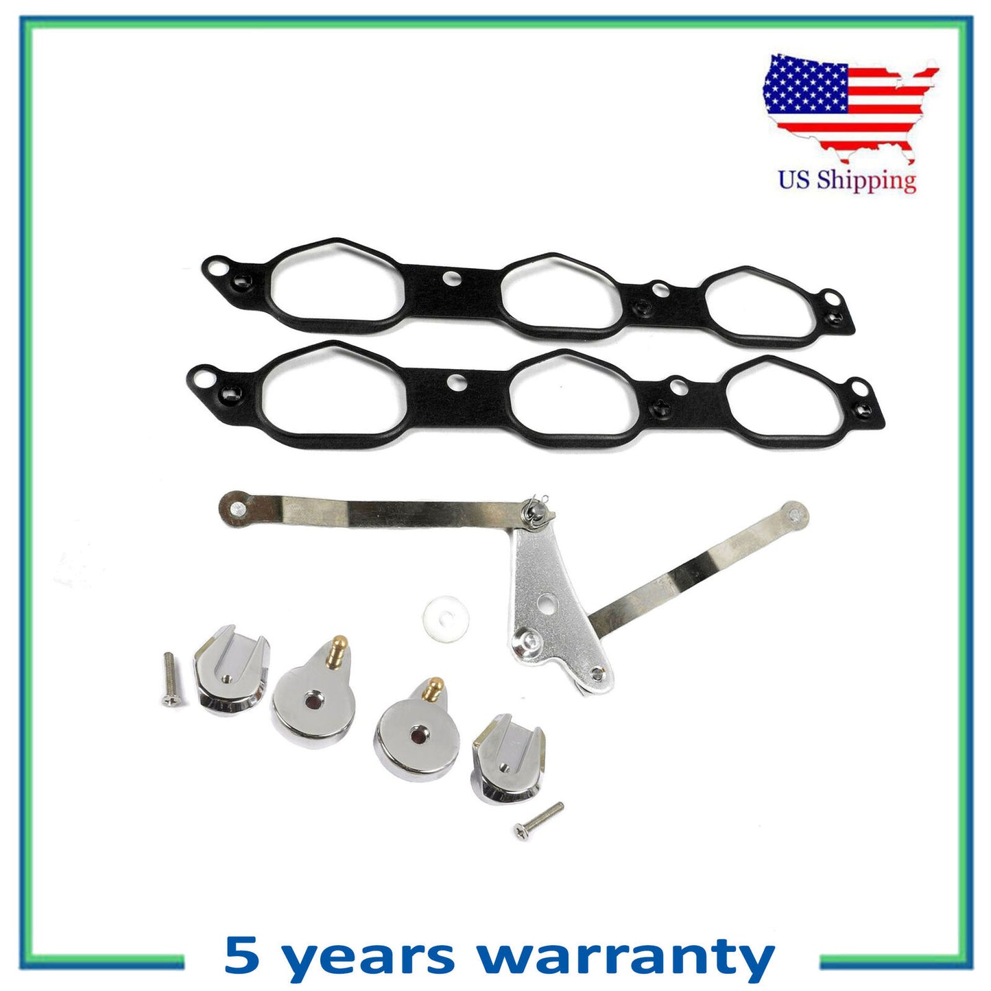 Air Intake Manifold Repair Kit w/Arms For Mercedes C ML R Metal Flap RK5062M