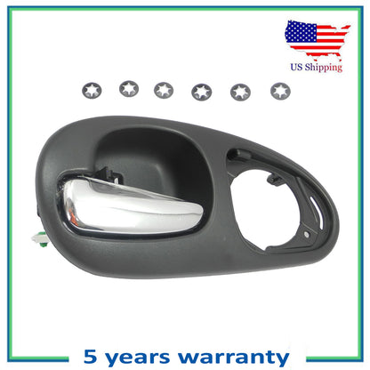 Rear Left Interior Door Handle W/O Speaker Cover For 98-04 Concorde Chrome Lever
