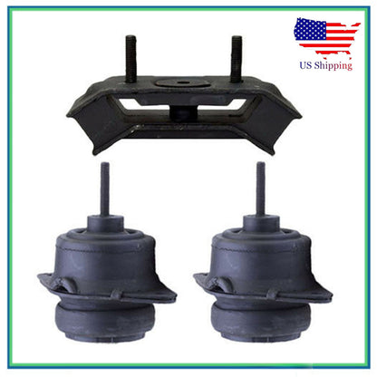SET 3PCS 5523 5523 5575 Engine Motor & Trans Mount For 05-09 Ford Mustang 4.0L