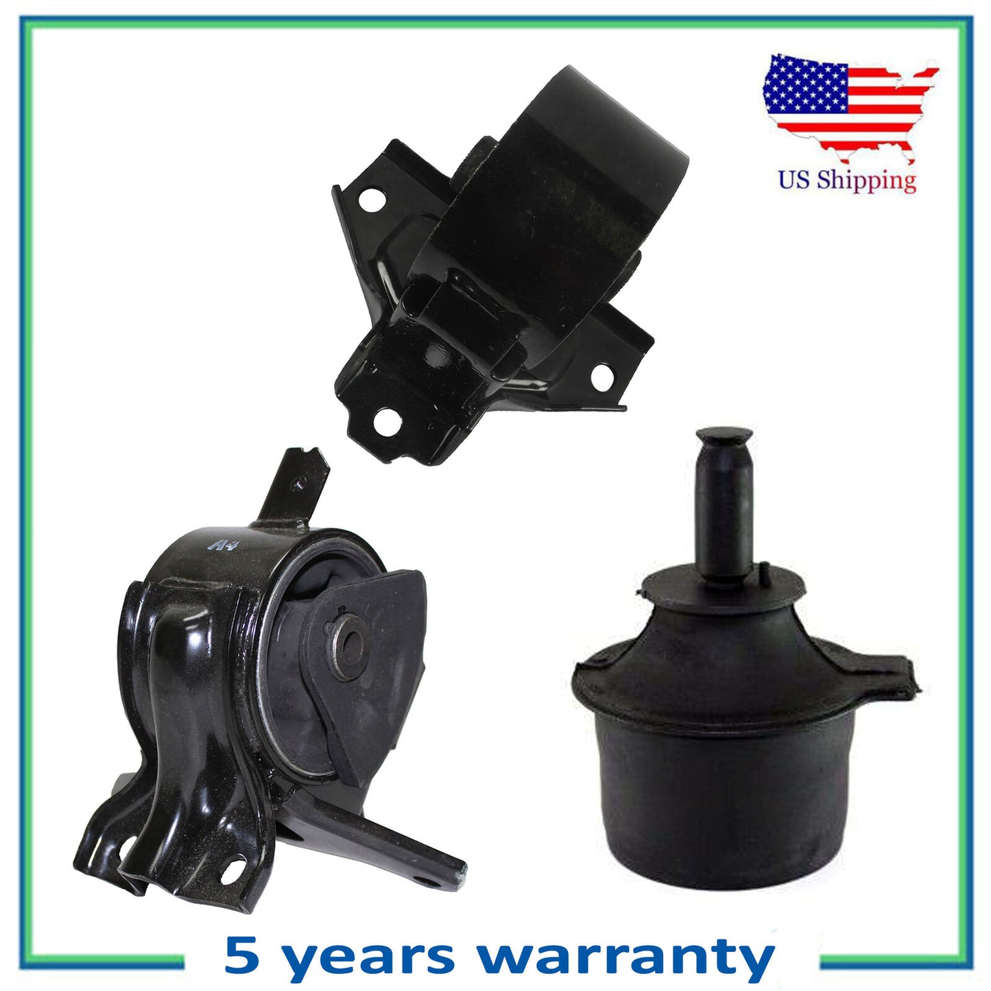 7162 7151 7157 Motor & Trans Montaje Para 06-08 Hyundai Sonata Limitado 2.4L