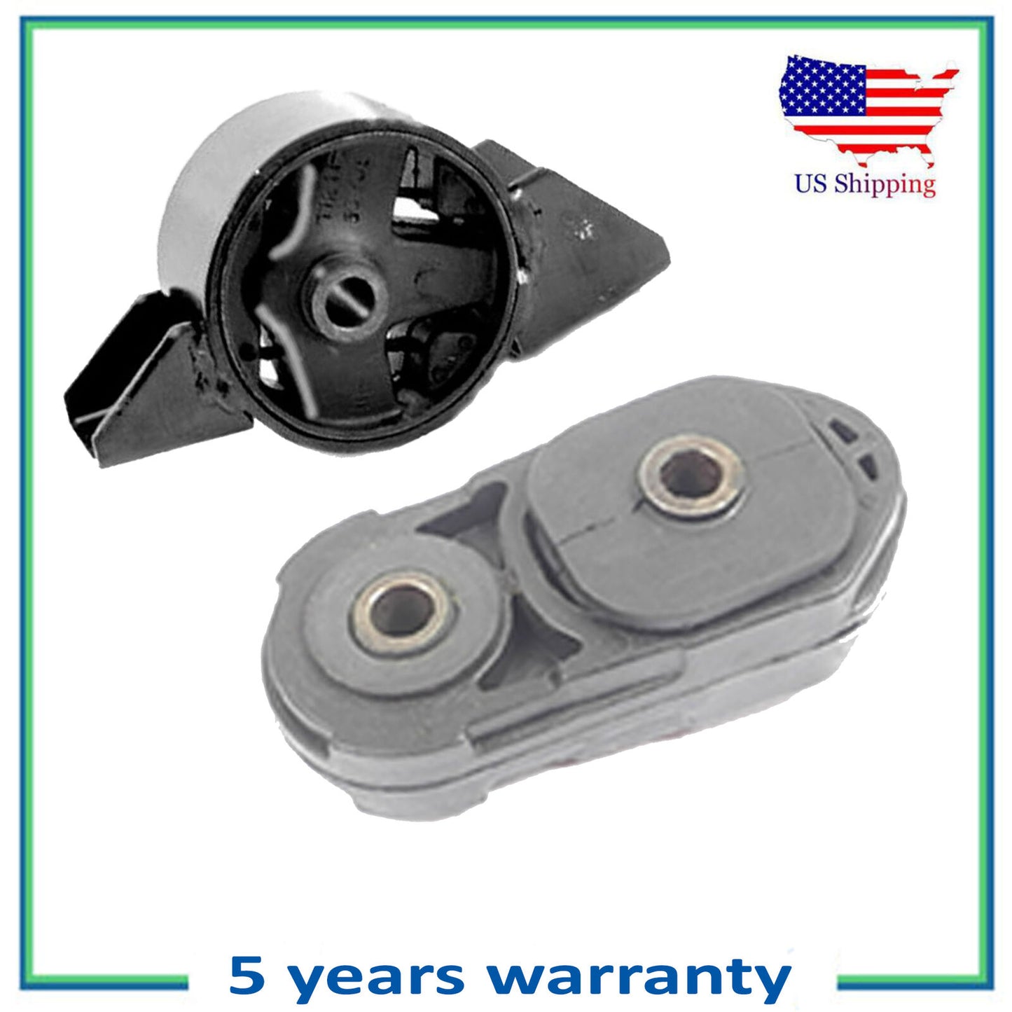 2PCS Engine Motor Mount For New Nissan Sentra NX 200SX 1.6L 6331 6324