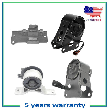 4 PCS Motor & Trans Mount 4321 4325 7348 7349EL For 2007-2008 Nissan Maxima 3.5L