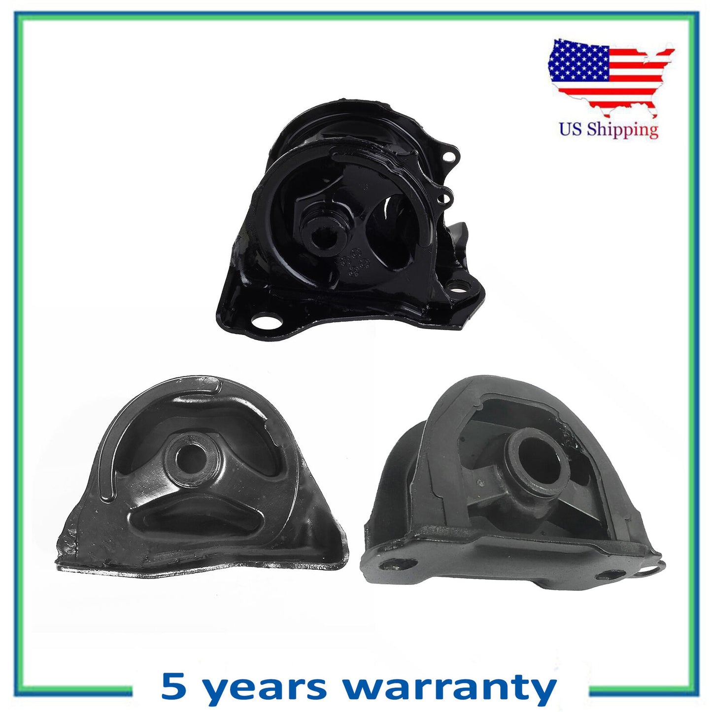 3PCS Engine Motor & Trans Mount For 1999-2000 Honda Civic Si 1.6L 6563 6506 6526