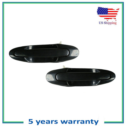 Rear Right & Left Outside Door Handle 2PCS For 2000-2006 Mazda MPV Non-Painted