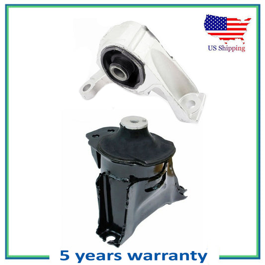 Set 2PCS Front Engine Motor Mount w/o Bracket For 2006-2011 Honda Civic Si 2.0L