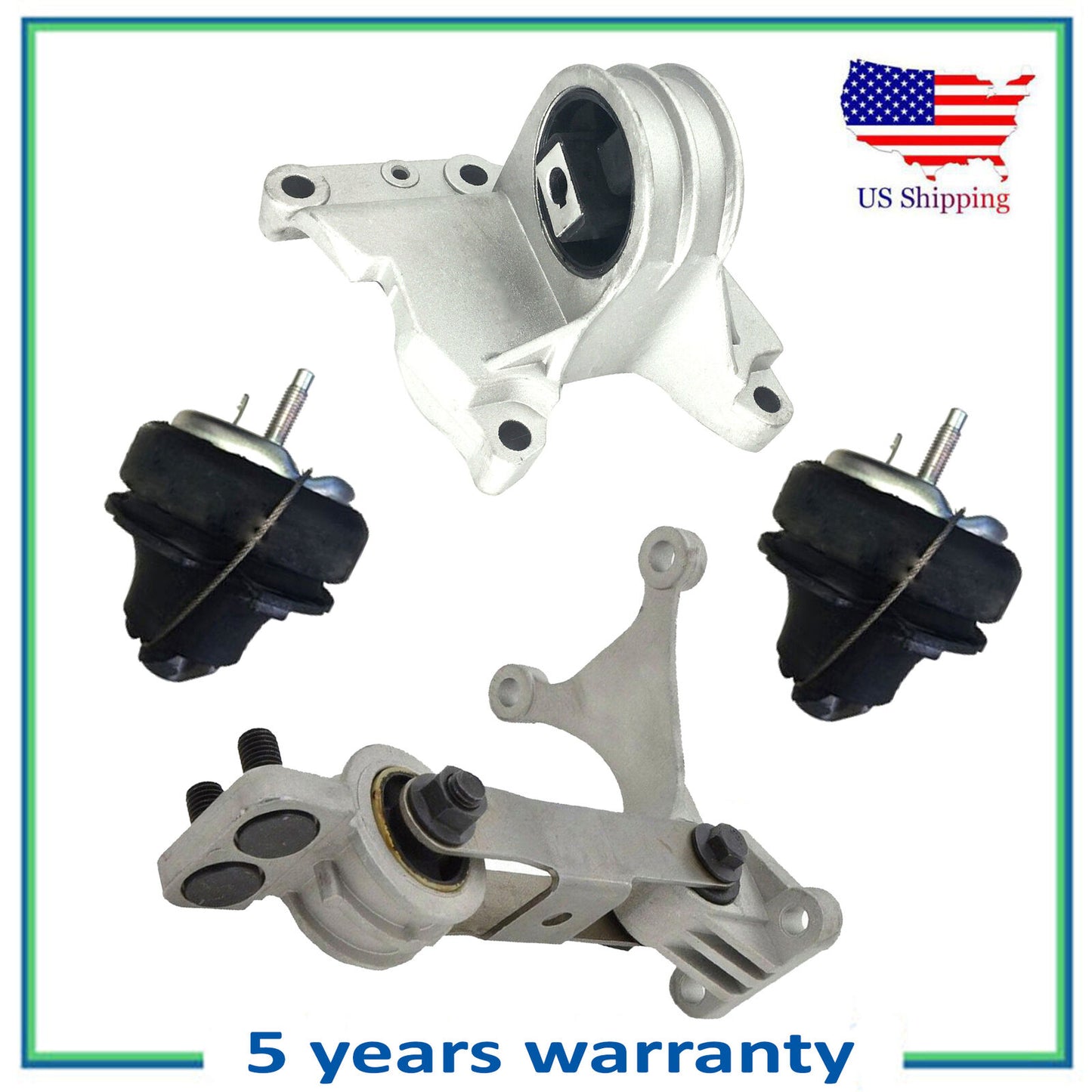 4003*2 4004 4006 Engine Motor & Auto Trans. Mount For Volvo S80 XC90 2.8L 2.9L