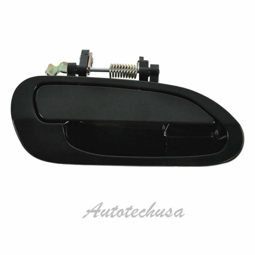 98-02 Pour Honda Accord Arrière Droit Extérieur Porte Poignée Lisse Noir D086