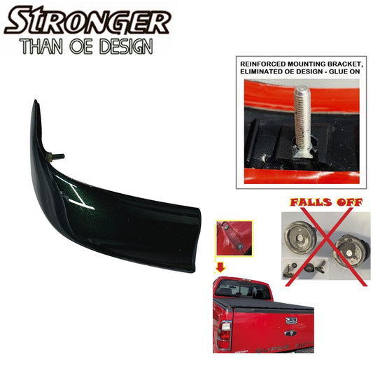 Left LH UPGRADED Roof Corner Molding Trim For Ford 08-16 Super Duty JW Green