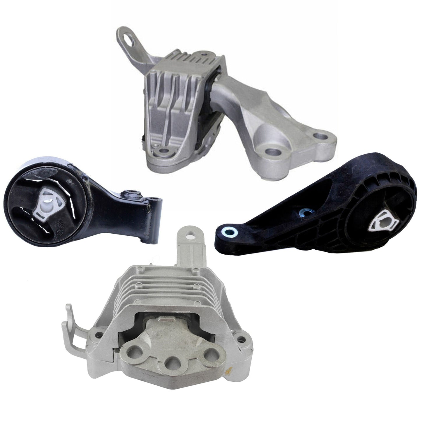 Set 4PCS Motore & Trans Montante per Auto per 2011-2015 Chevrolet Cruze 1.4L