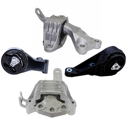 Set 4PCS Motore & Trans Montante per Auto per 2011-2015 Chevrolet Cruze 1.4L
