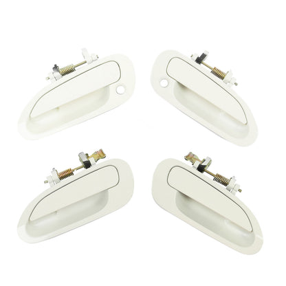 Set 4pcs DS153 For 98-02 Honda Accord White NH-578 Outside Exterior Door Handle