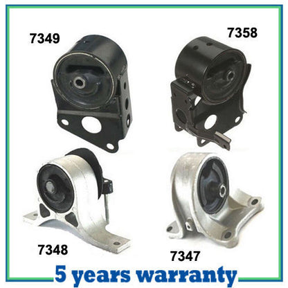 M012 Engine Motor & Trans Mount 4PCS For 04-06 Nissan Quest 3.5L Auto 4Spd Trans
