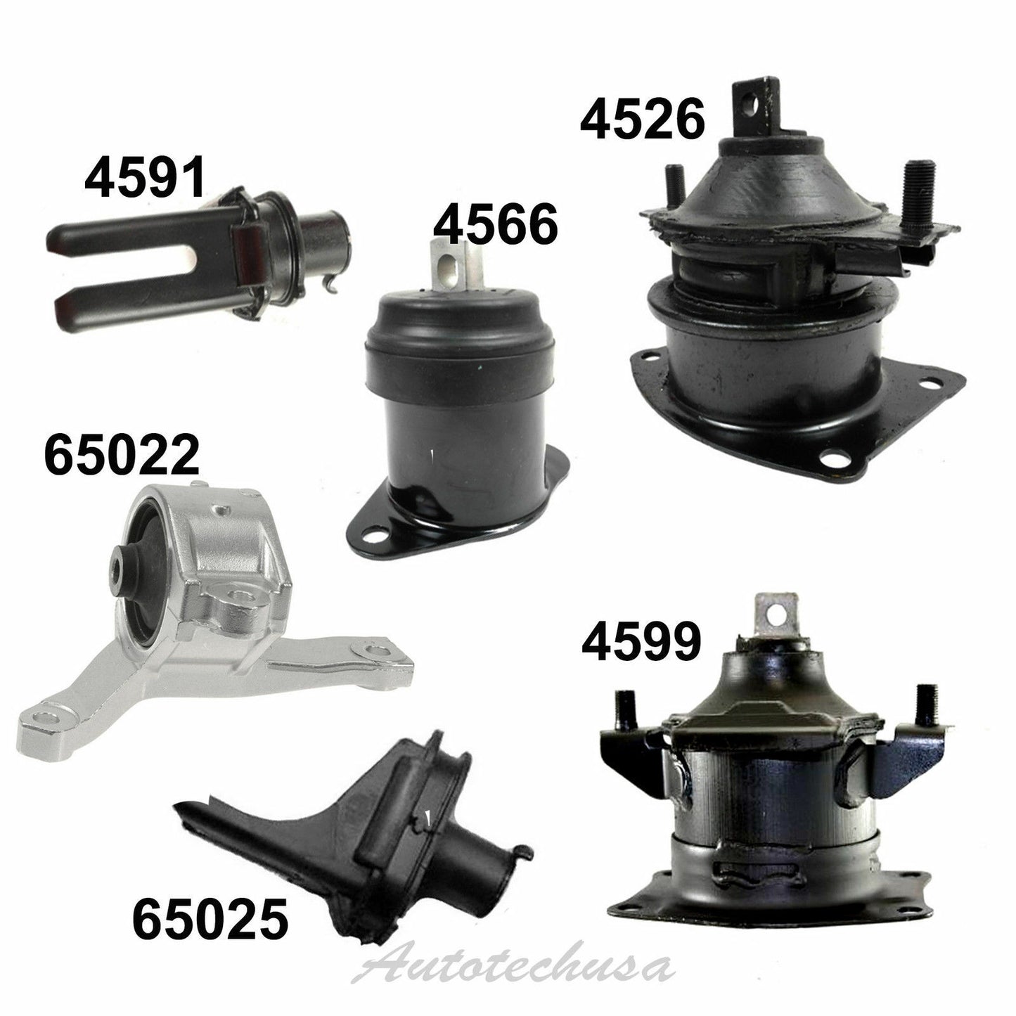 Motor & Trans. Montaje Para Acura TL M1272 4526 4599 4566 4591 65022 65025