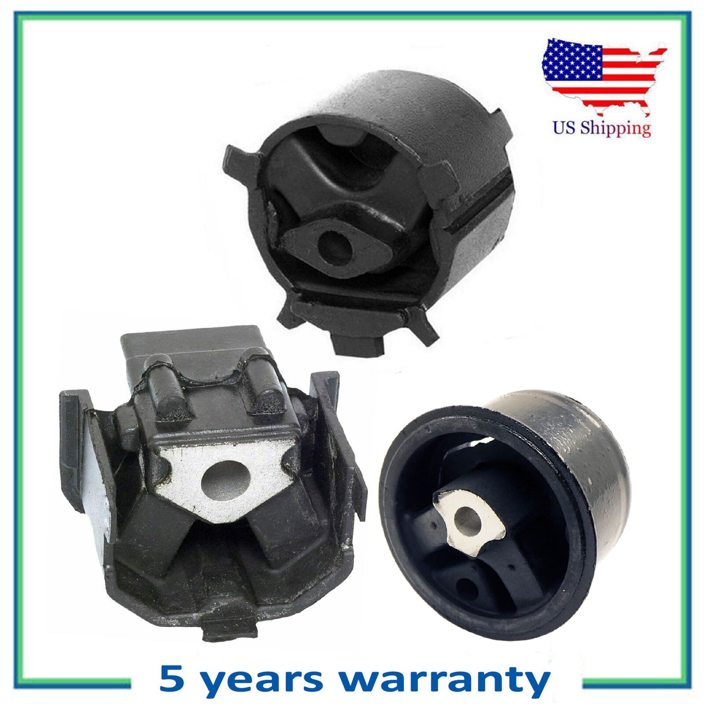Juego 3PCS Nuevo Motor & Auto Trans Montaje Para 95-99 Dodge Neón Stratus