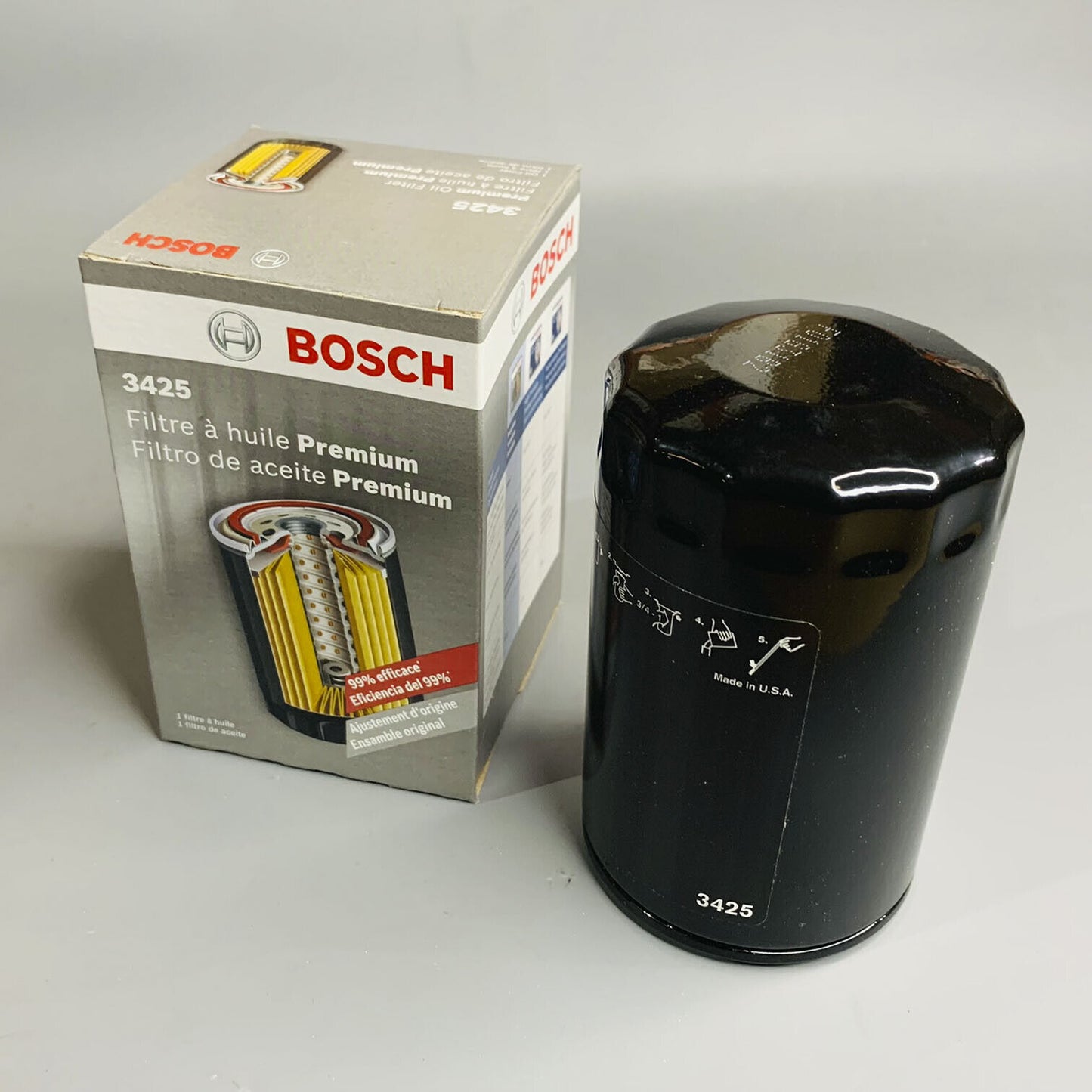For 2005-2006 Jeep Liberty 2.8L 3425 GENUINE BOSCH OIL FILTER 6pcs set