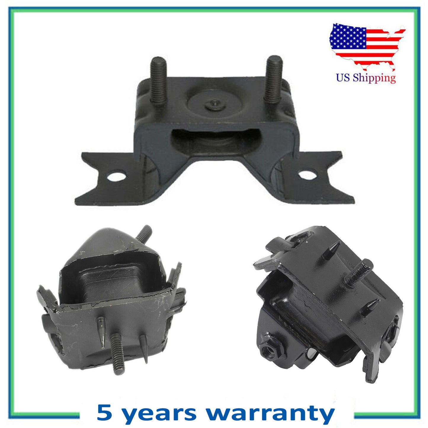 Set 3PCS Engine Motor & Auto Trans Mount For Ford Lincoln Mercury 4.0L 4.6L RWD