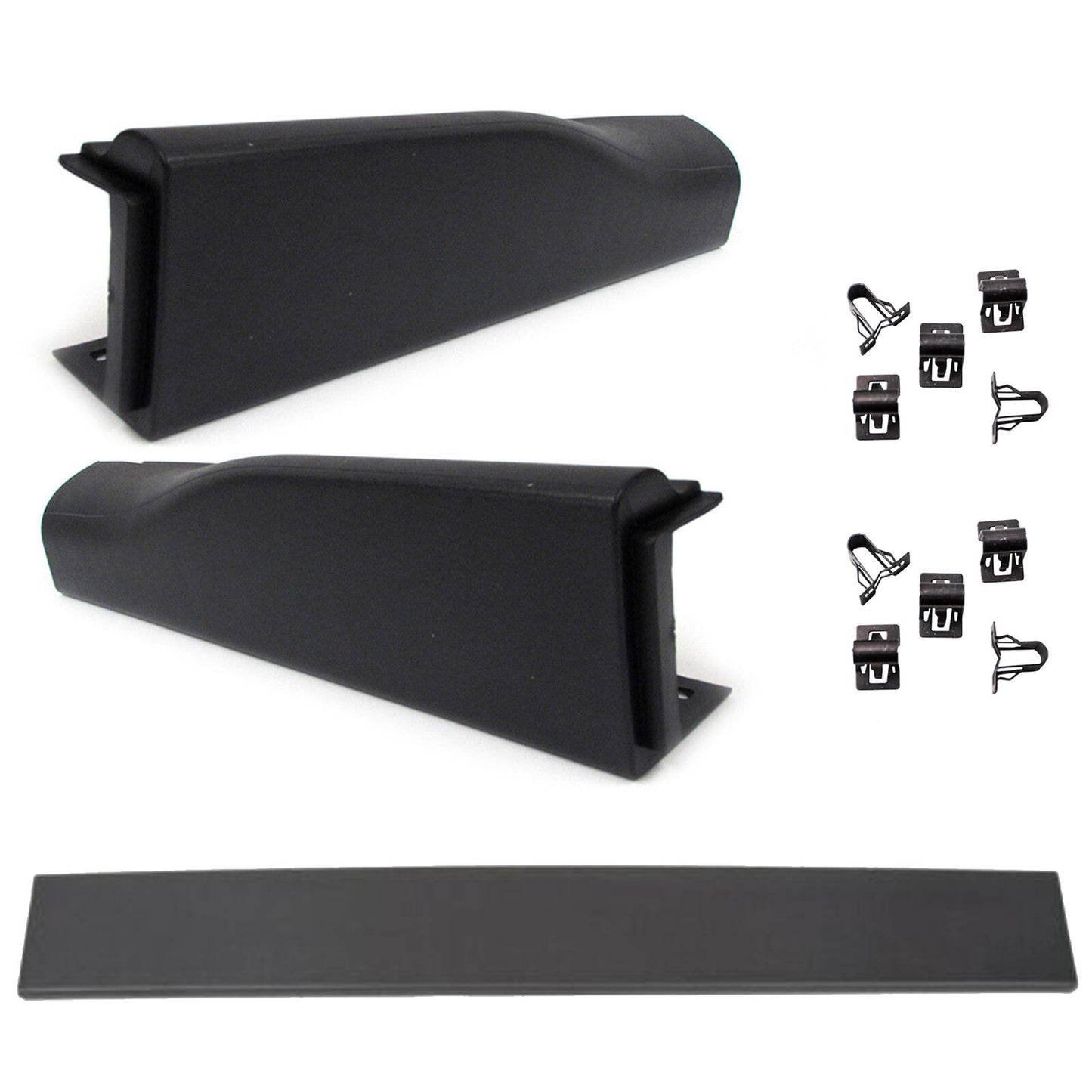 Set 3PCS Upgraded Top Flexible Step Tailgate Molding For 08-16 Ford Super Duty