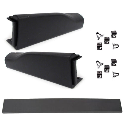 Set 3PCS Upgraded Top Flexible Step Tailgate Molding For 08-16 Ford Super Duty