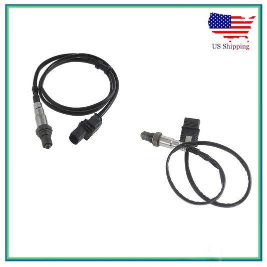 2 Pcs Oxygen Sensor For 2011 BMW 528i Top 3.0L