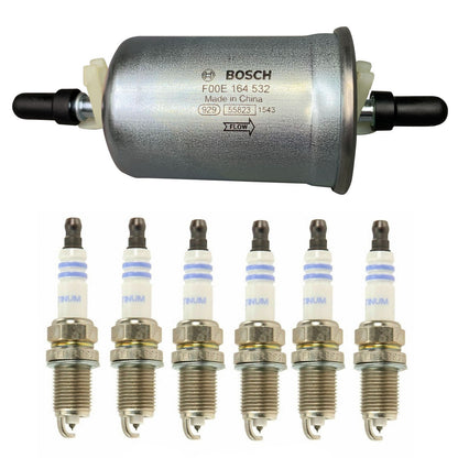 Orig. Filtro Combustible Bujía Juego Para 1989-1991 Ford Thunderbird Super Coupe