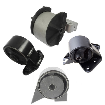 4PCS Engine Motor & Manual Transmission Mount For 2003 Hyundai Accent 1.6L