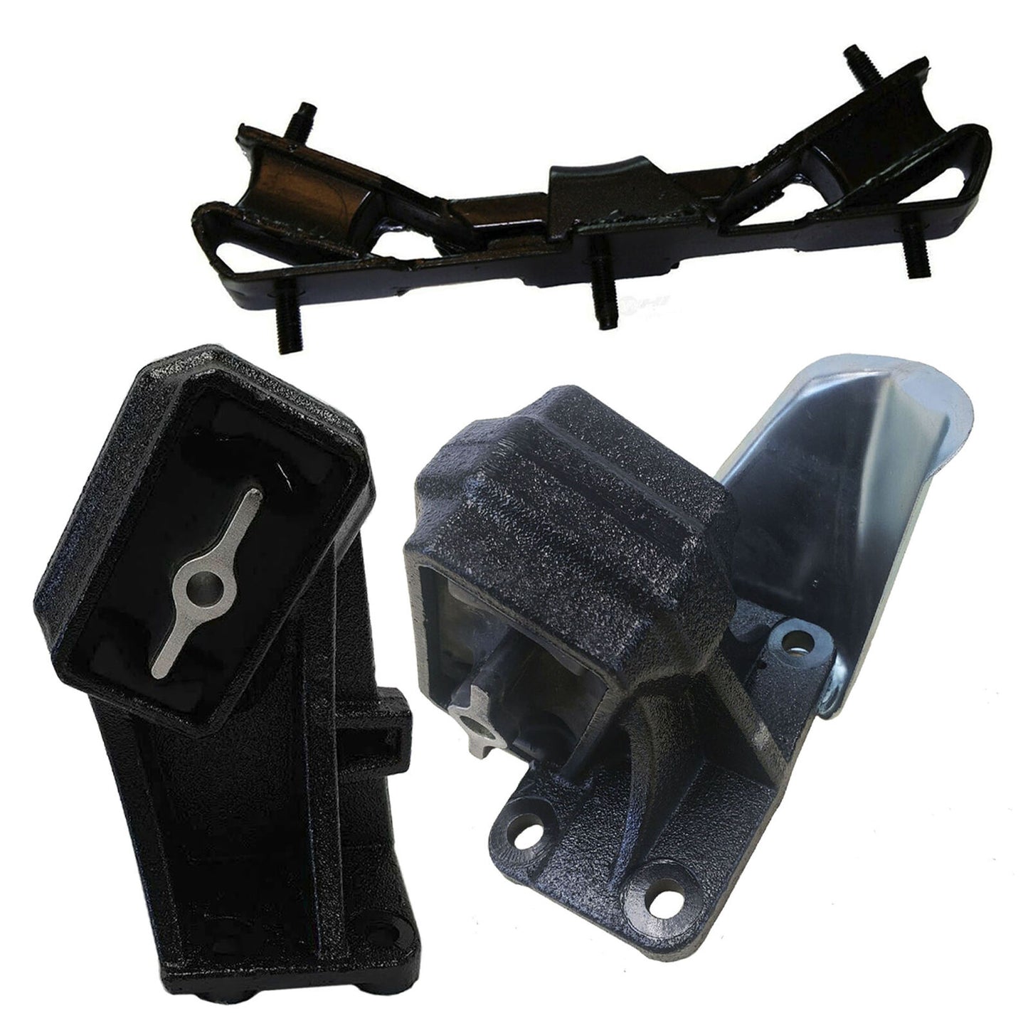 Set 3PCS Engine Motor & Transmission Mount For 2007-2010 Dodge Ram 2500 3500 4WD