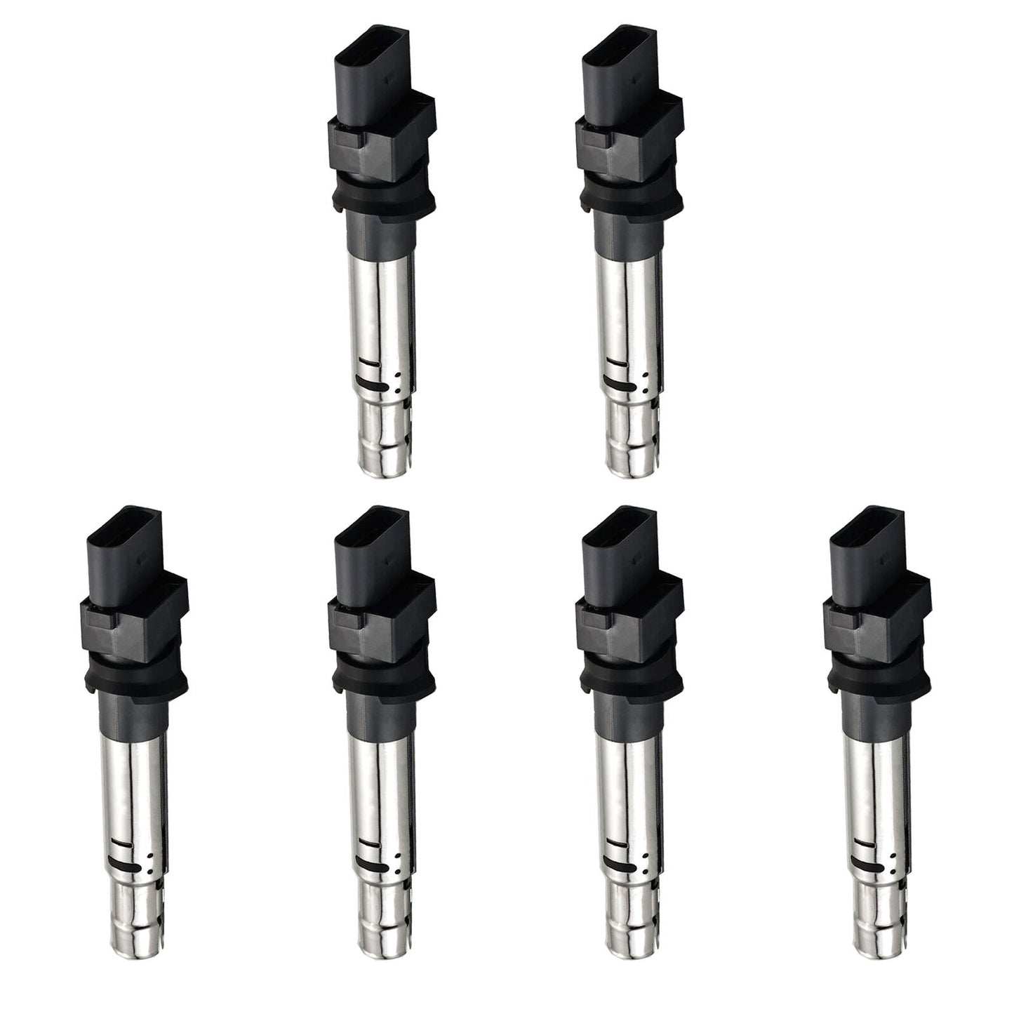 Set 6PCS Ignition Coil For UF531 Audi A3 TT Quattro Cayenne VW Touareg 3.2L 3.6L