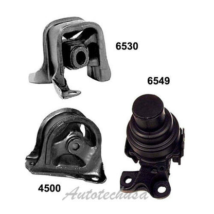 M544 Motor Montaje 3PCS Para 94-97 Honda Accord 2.2L LX Dx Para Manual Trans