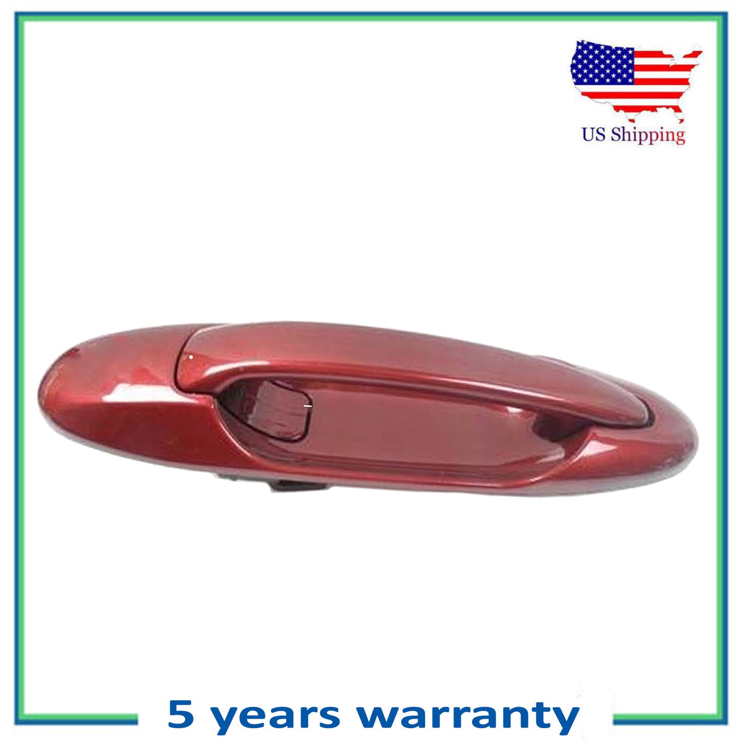Rear Right Outside Door Handle For 3K4 Sunfire Red Pearl Toyota Tundra Sequoia