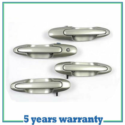 DS127 00-06 Per Mazda MPV Set 4 Fuori Porta Manico 28N Imbrunire Argento