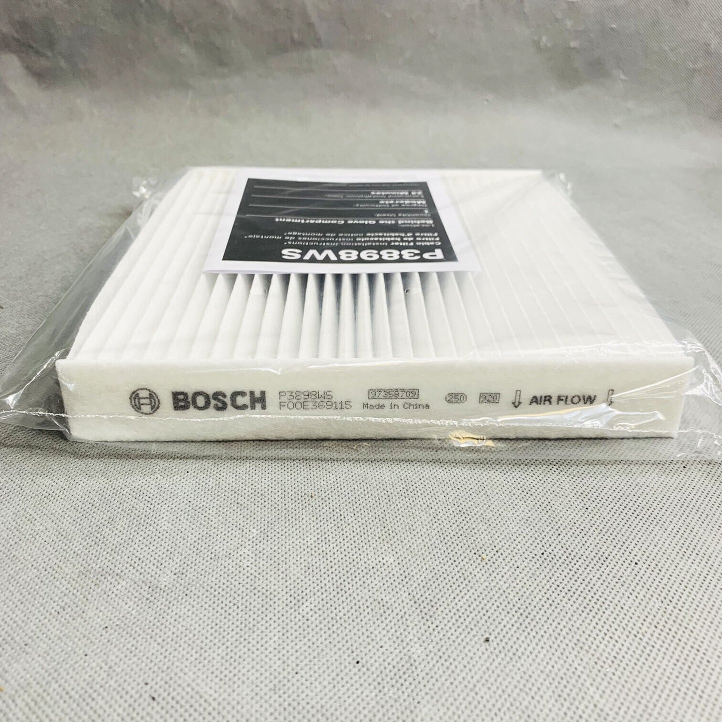 OE Bosch Cabina Filtro Aria P3898WS Per 09-10 Pontiac Vibe, 10-18 Subaru Legacy