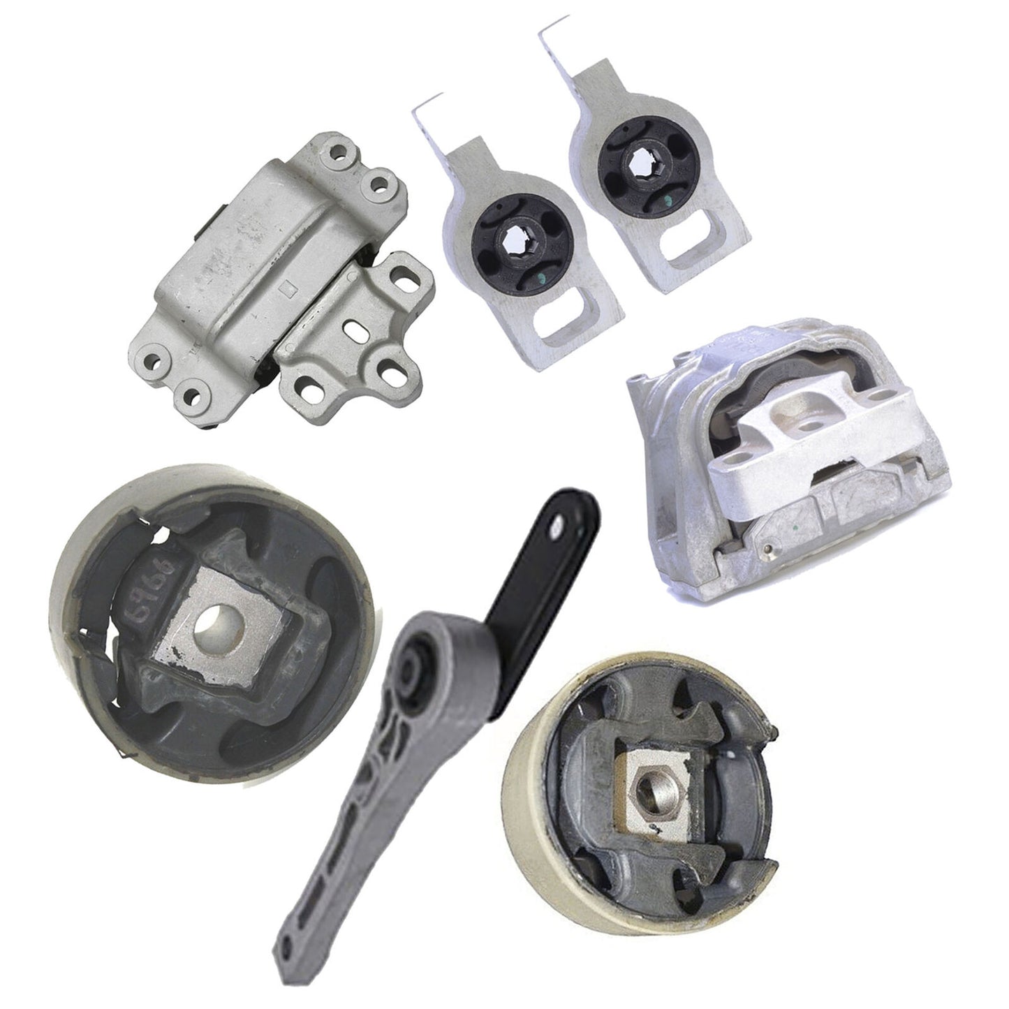 Set 7PCS Motore & Trasmissione Montante Per 2006-2008 Volkswagen Passat 3.6L