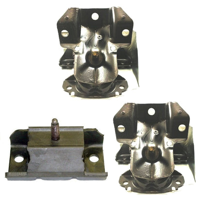 Set 3PCS New Engine Motor & Automatic Transmission Mount For 08-13 GMC 4.3L RWD
