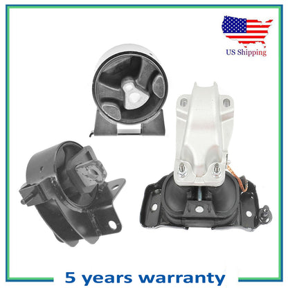 Set 3PCS Engine Motor & Trans Mount For 08-10 Chrysler Dodge VW Routan 4.0L