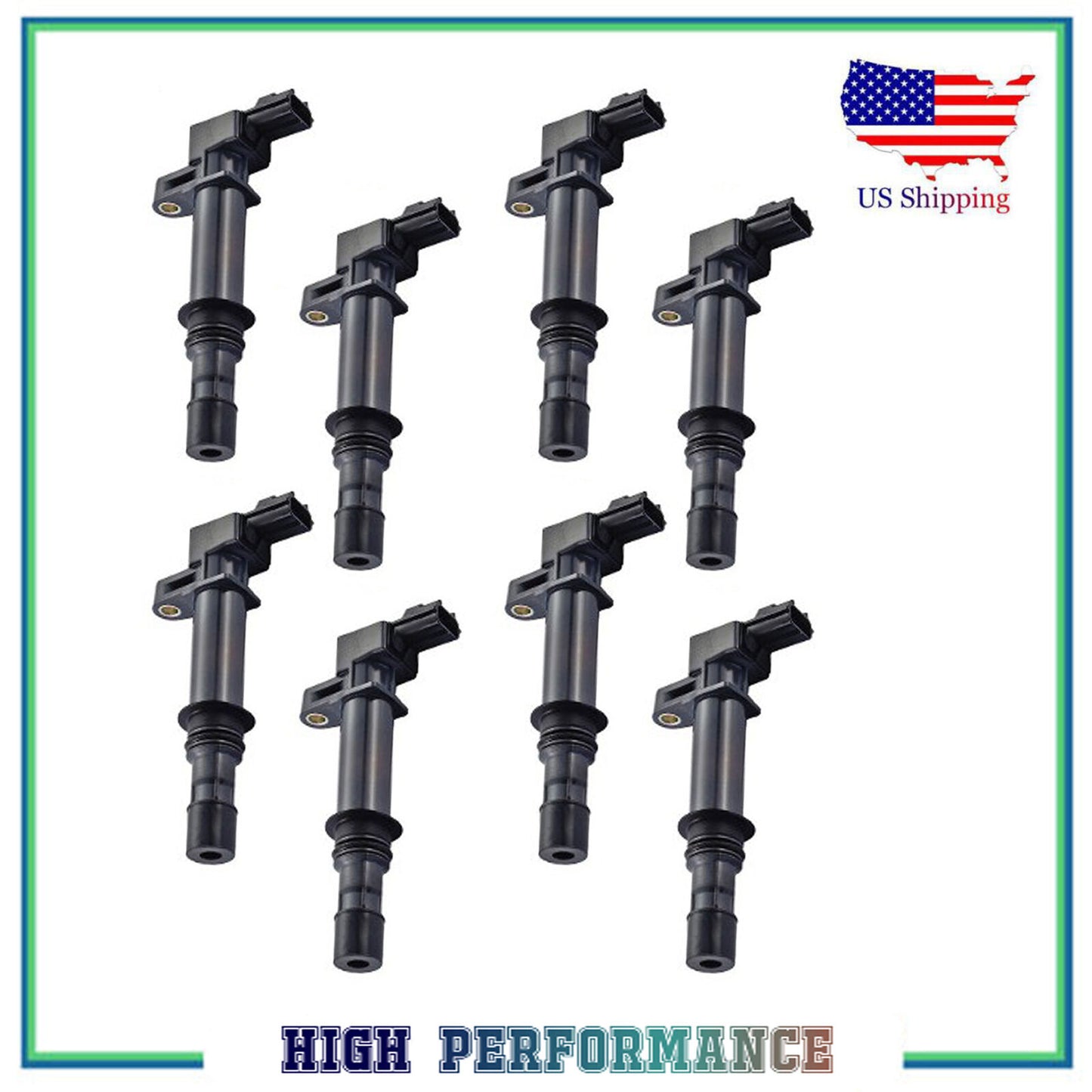 Set 8PCS New Ignition Coil For UF270 C1231 C1653 Dodge Jeep Mitsubishi 3.7L 4.7L