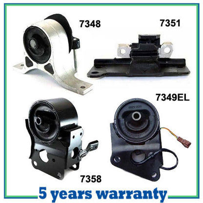 M894 Engine Motor & Trans Mount 4 PCS For 04-09 Nissan Quest 3.5L for Auto 5Spd