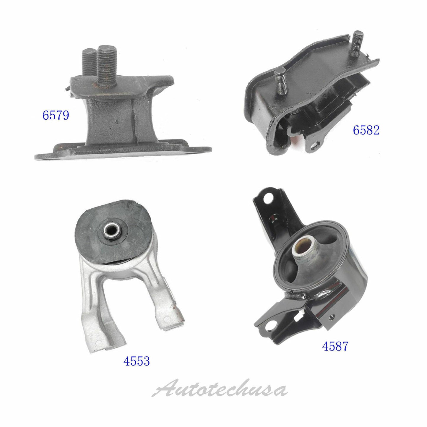 Motor & Trans. Montaje M1318 Para 05-06 Odyssey 3.5L Juego 4553 4587 6579 6582