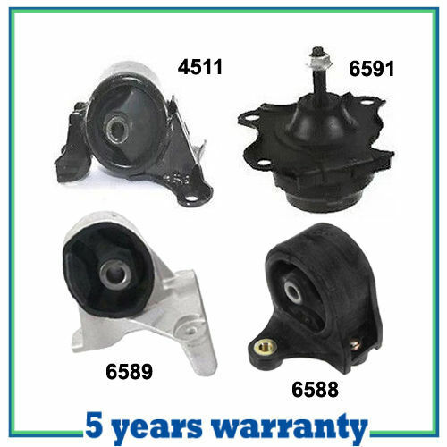 M158 Engine Motor & Trans Mount For 2001-2005 Acura EL 1.7L Kit w/ MT 4PCS New
