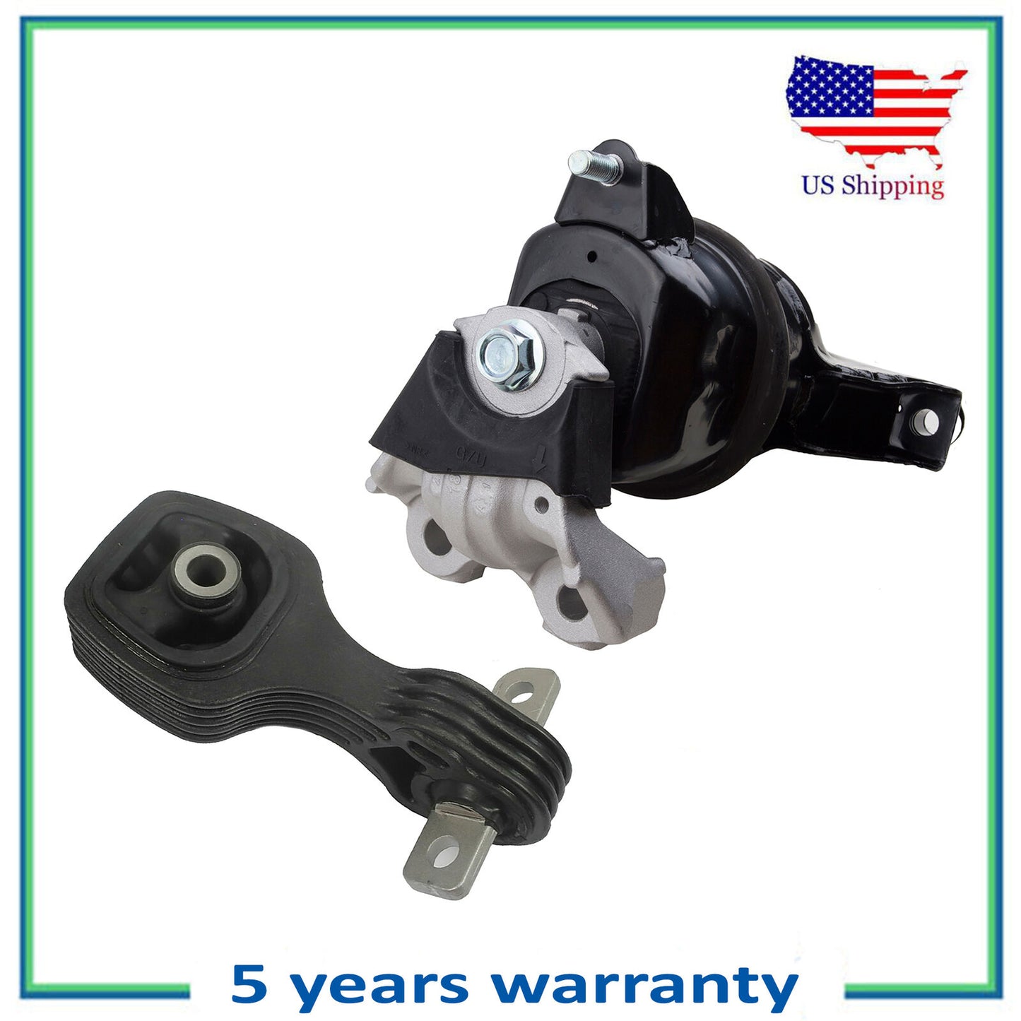 Frente & Torque Puntal Motor Montaje Auto Hidráulico Para 12-15 Honda Civic 1.5