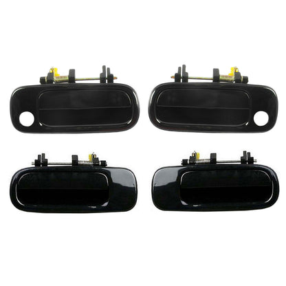Avant & Arrière Extérieur Porte Poignée 4PCS Pour 1992-1996 Toyota Camry Noir