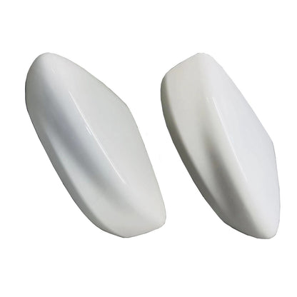 Sinistro Destro Coppia Set 2PCS Specchio Cappello Cover Bianco Per 13-17 Nissan