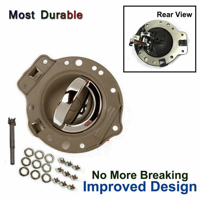 Rear Right Inner Door Handle CR2823ME4NS For Jeep Commander Khaki & Chrome Bolt