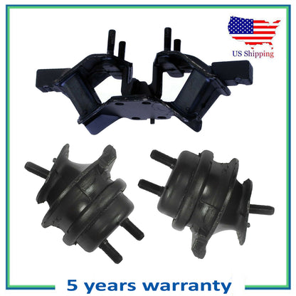 4245 7297 2 Set Engine Motor & Auto Trans Mount For Lexus GS400 GS430 4.0L 4.3L